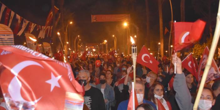 Marmaris Cumhuriyet kutlamalarında tek yürek oldu