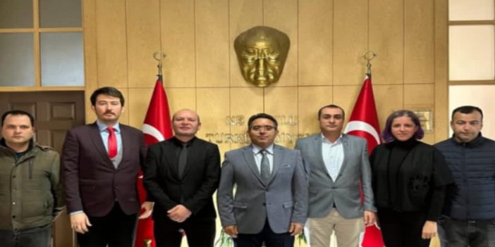 TÜRK BÜRO SEN MUĞLA BAŞKAN YARDIMCISI VE EKİBİ MARMARİS KAYMAKAMI NURULLAH KAYA’YI ZİYARET ETTİ