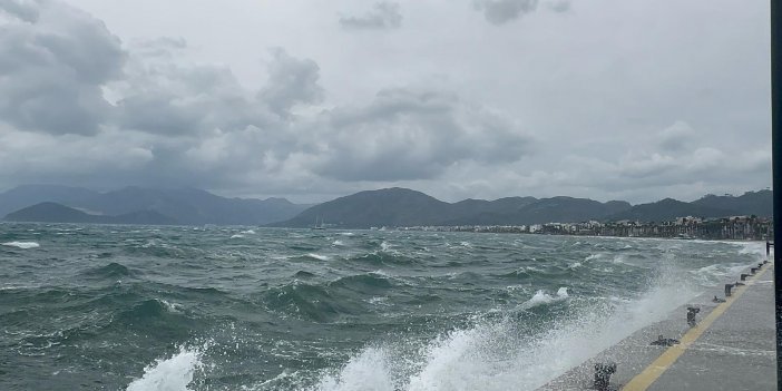 Marmaris hafta sonu yağışlı