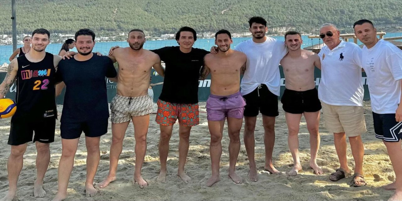 Milli takım oyuncuları birlikte tatilde