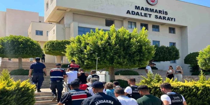 Umut tacirlerine büyük vurgun hepsi Marmaris’te yargı karşısına çıktı