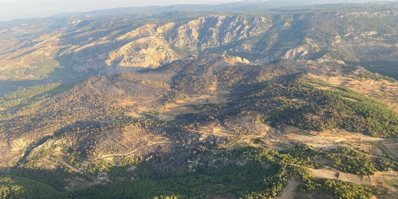 Muğla Menteşe Sarnıç yangını genel olarak kontrol altında