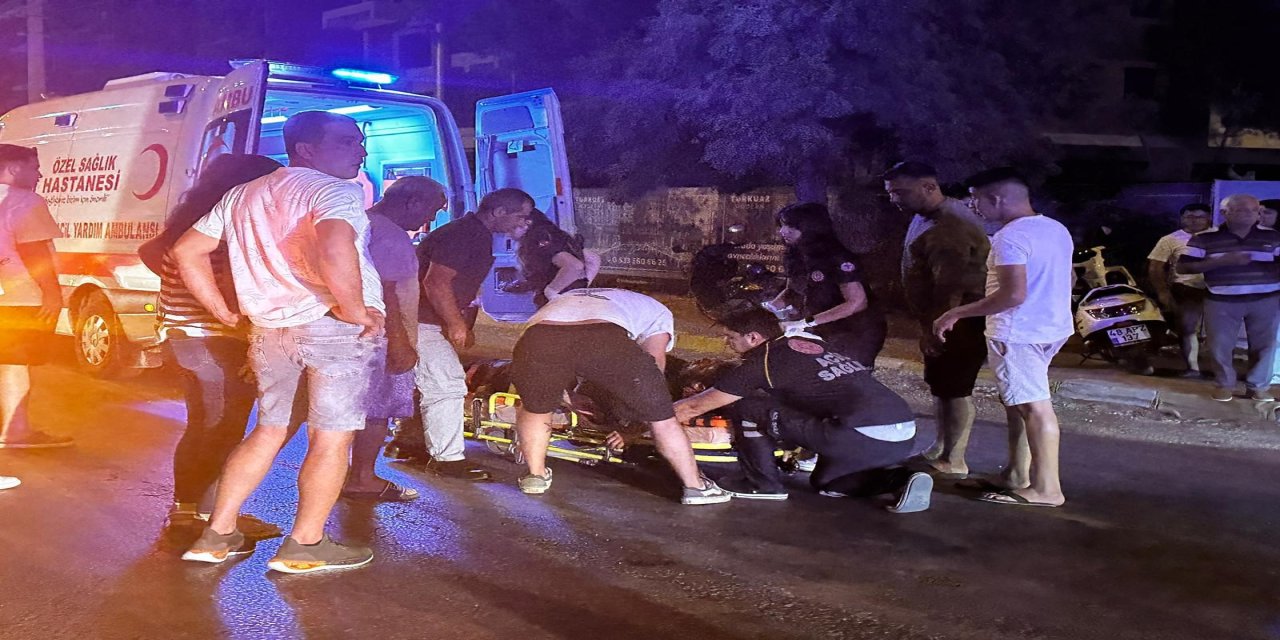 Milas'ta iki motor çarpıştı