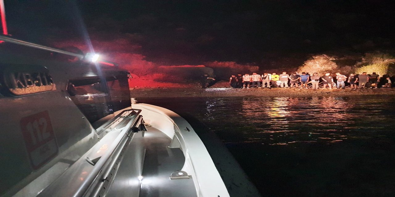 Marmaris Namlıalan koyunda mülteci operasyonu 1 umut taciri yakalandı