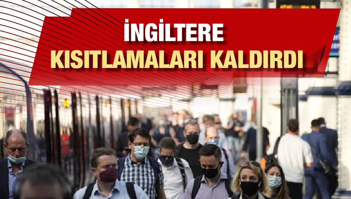 İNGİLTERE'DE VİRÜS KISITLAMALARI SONA ERDİ