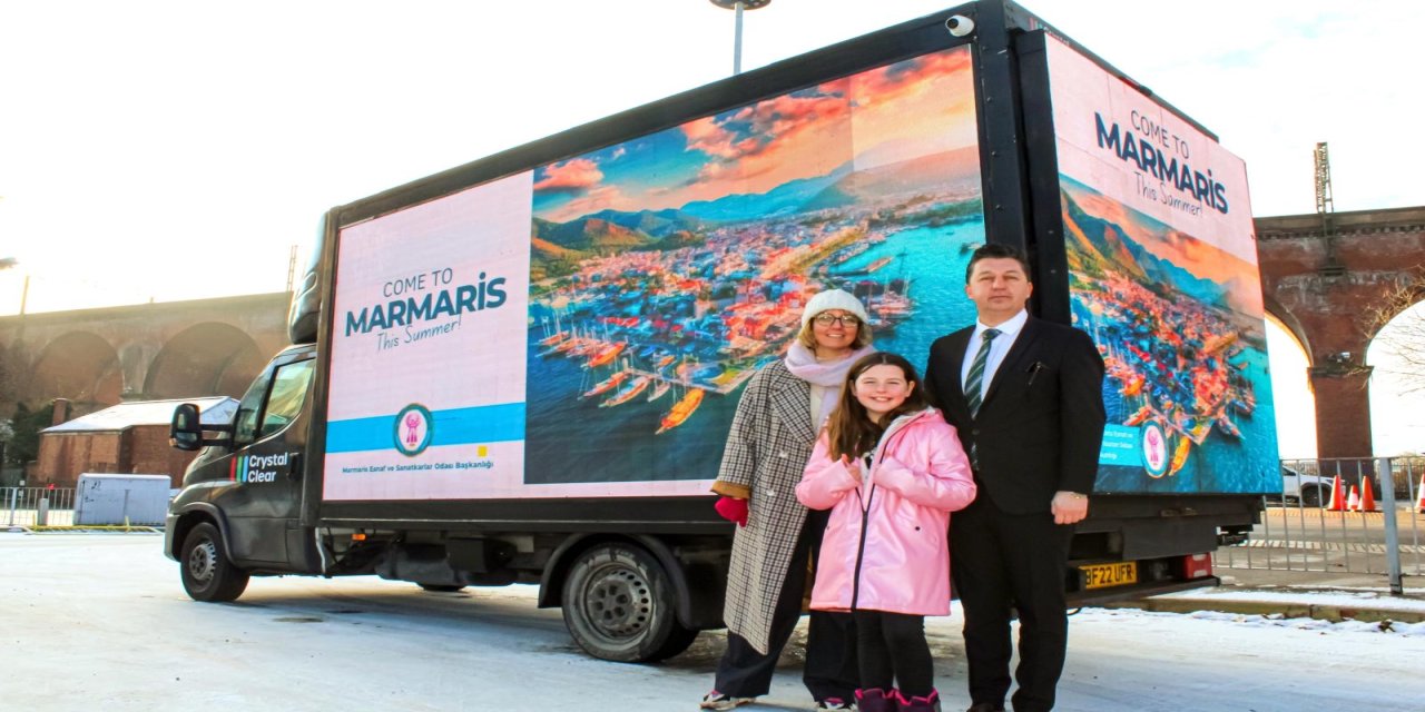 Marmaris İngiltere sokaklarında tanıtılıyor