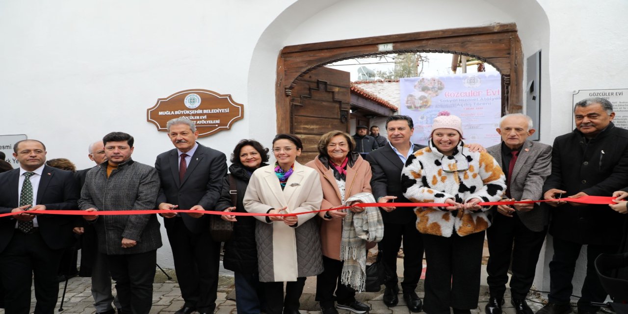 Muğla tarihi Gözcüleri evi sosyal hizmet atölyesi olarak açıldı