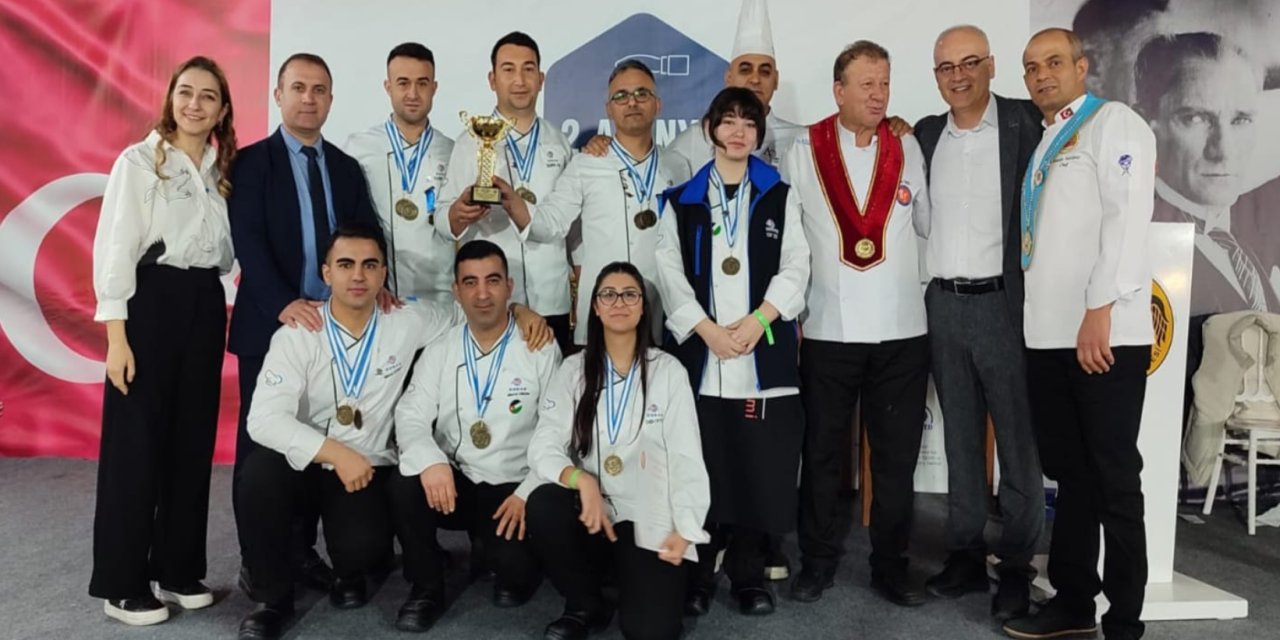 ESBAŞ aşçıları uluslararası yarışmadan birincilikle döndü