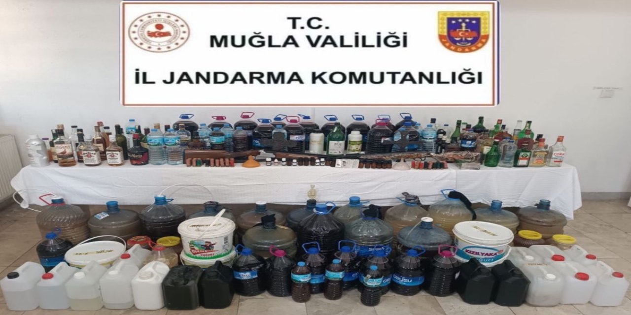 Muğla’da kaçak alkol operasyonu
