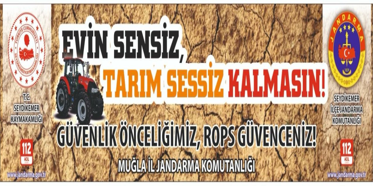 SEYDİKEMER’DE TRAKTÖR KAZALARINA KARŞI YENİ ÖNLEM: “EVİN SENSİZ, TARIM SESSİZ KALMASIN” PROJESİ