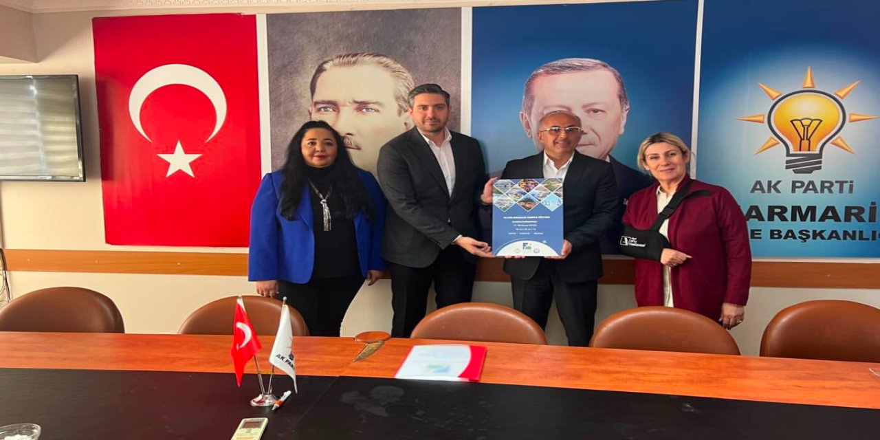 GETOB yönetiminden Marmaris AK Parti ilçe Başkanlığına ziyaret