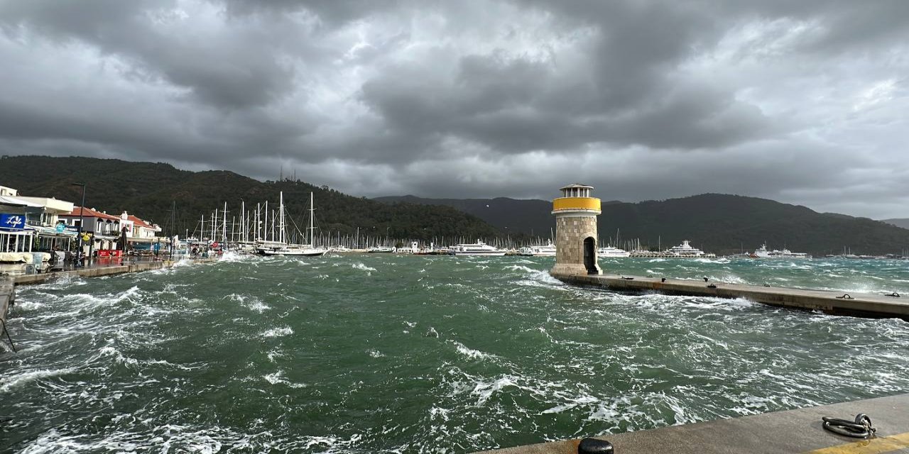 Meteoroloji uyardı Bodrum- Marmaris arasında fırtınaya dikkat