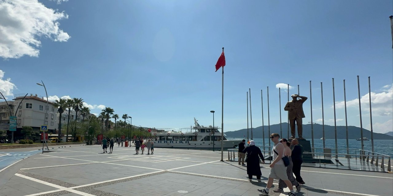 Marmaris’te havalar ısınmaya başladı