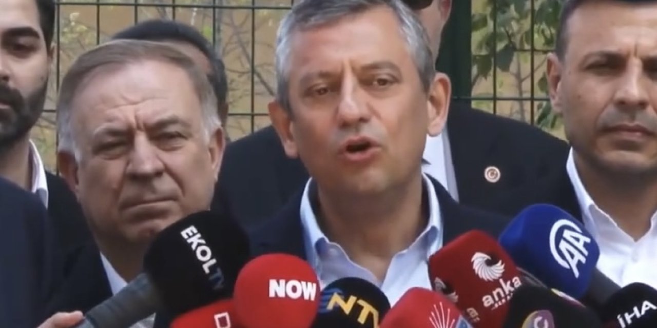 CHP Genel başkanı Özel’den saldırı sonrası açıklama