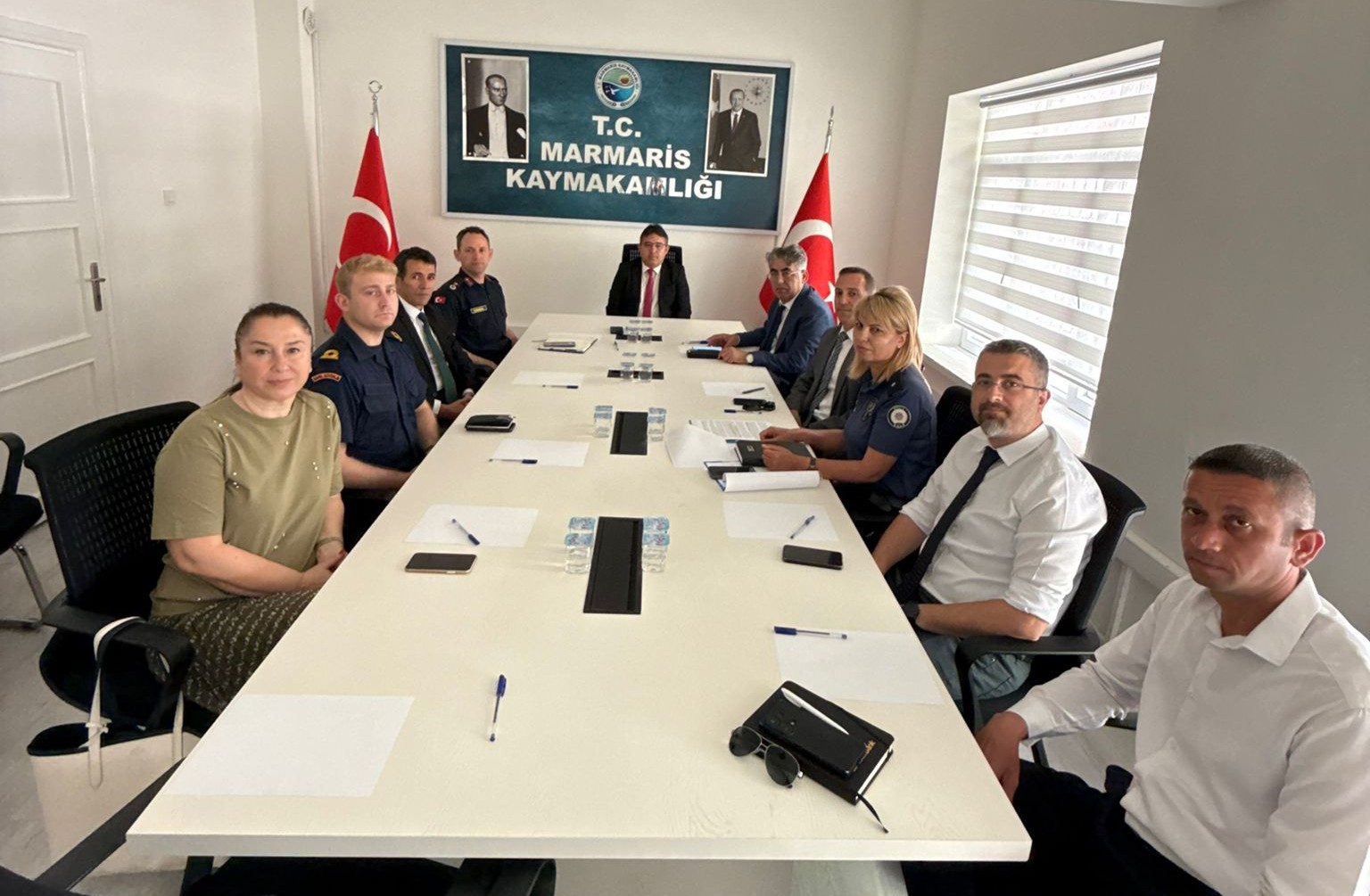 Marmaris Kaymakamı  Kaya 'Liman ve Deniz güvenliği' toplantısı düzenledi
