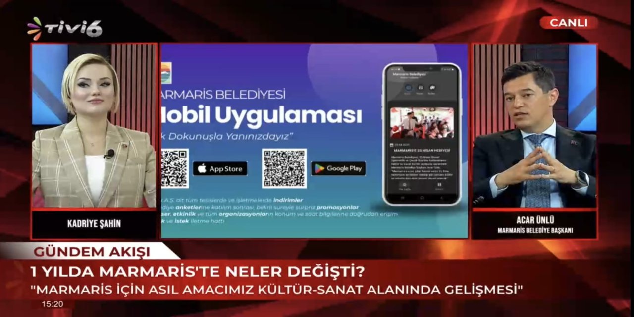 Başkan Ünlü katıldığı programda Marmaris’in uygulamasını tanıttı