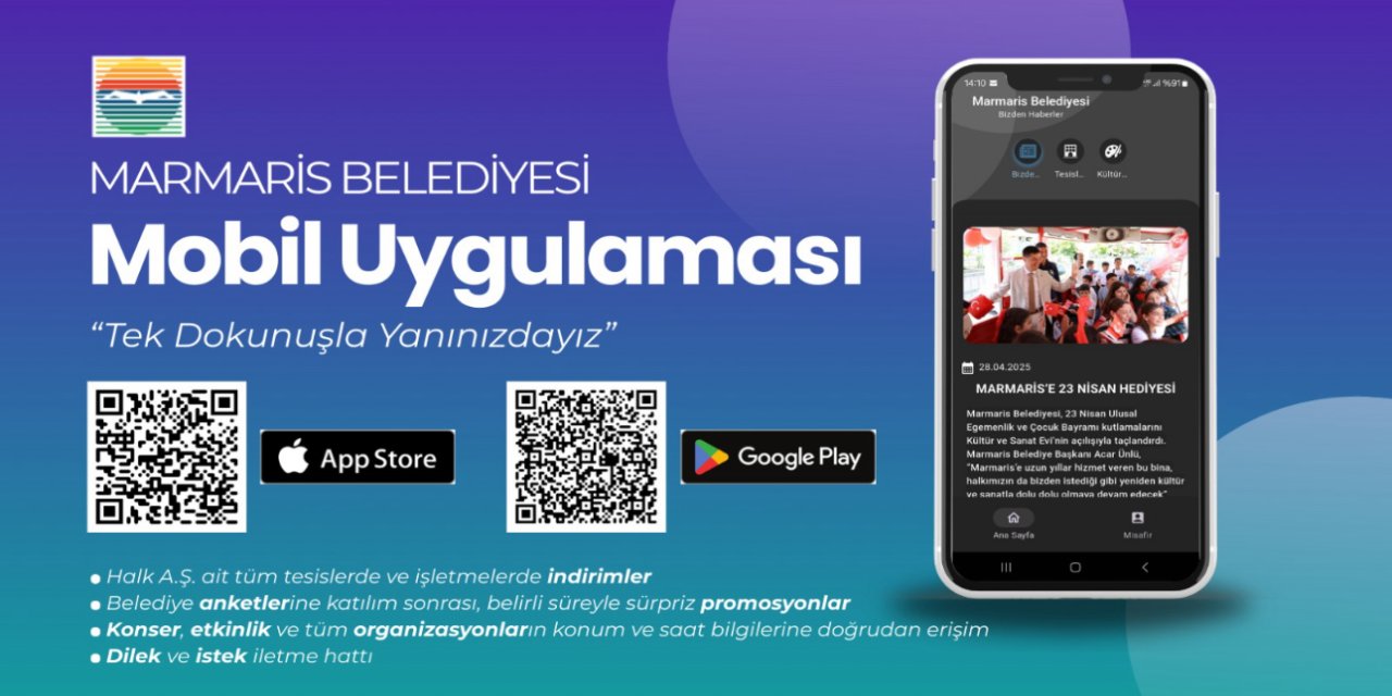 Marmaris belediyesi yeni uygulamasını tanıttı