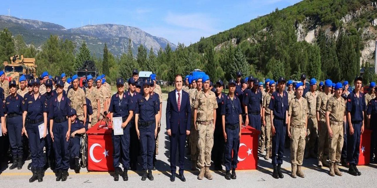 Muğla'da engellilere temsili askerlik töreni yapıldı