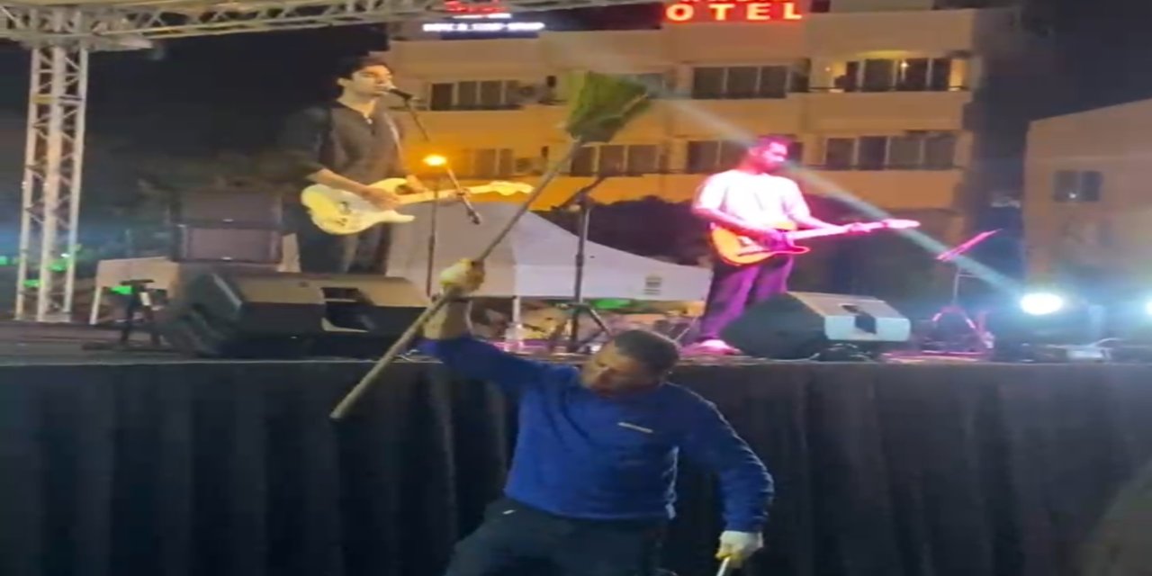 Marmaris’te 19 Mayıs coşkusu: Temizlik görevlisinin dansı sosyal medyada gündem oldu