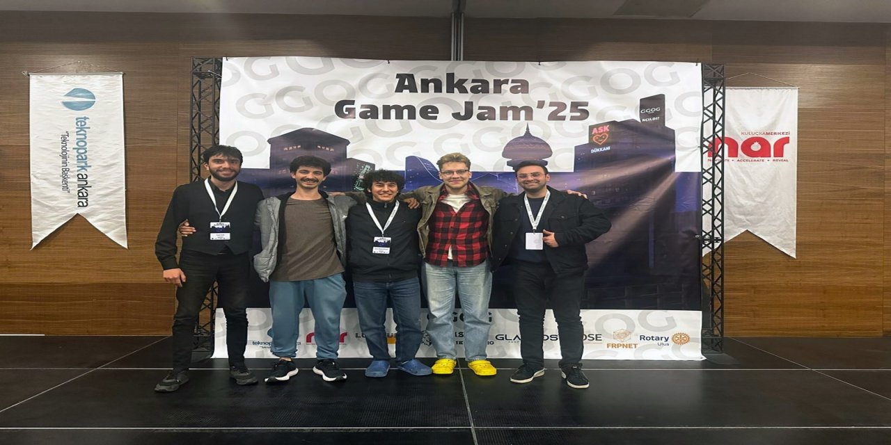 MSKÜ öğrencileri Ankara Game Jam’e katıldı