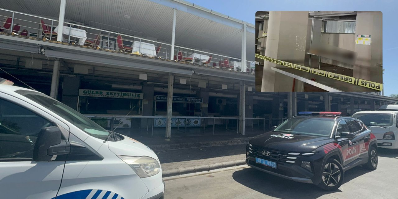 Marmaris’te pazar yerinde şüpheli ölüm