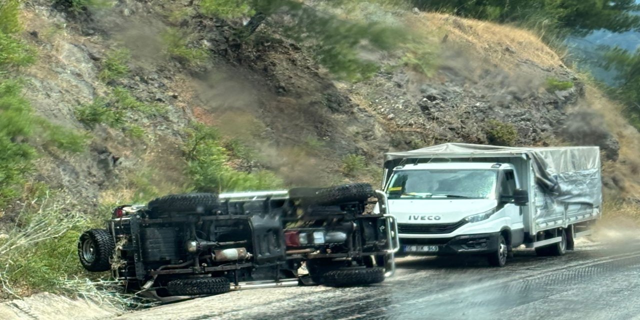 Marmaris-Datça yolunda trafik kazası: 2 yaralı