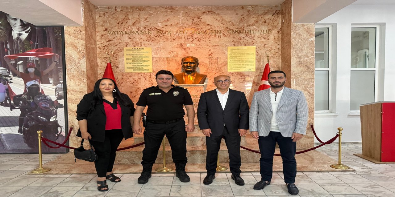 GETOB’tan Marmaris Emniyet Müdürü Seyhan’a hayırlı olsun ziyareti