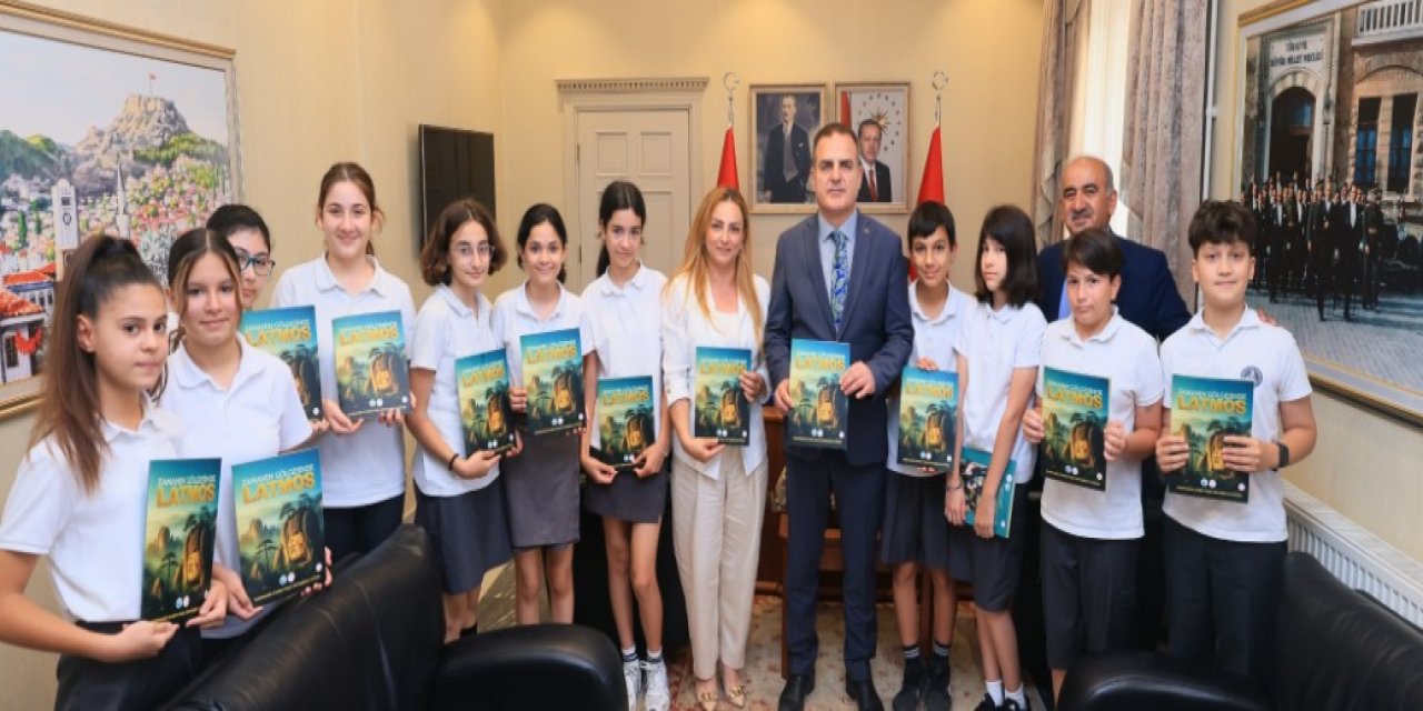 Marmaris'li öğrencilerden Vali Akbıyık’a anlamlı ziyaret