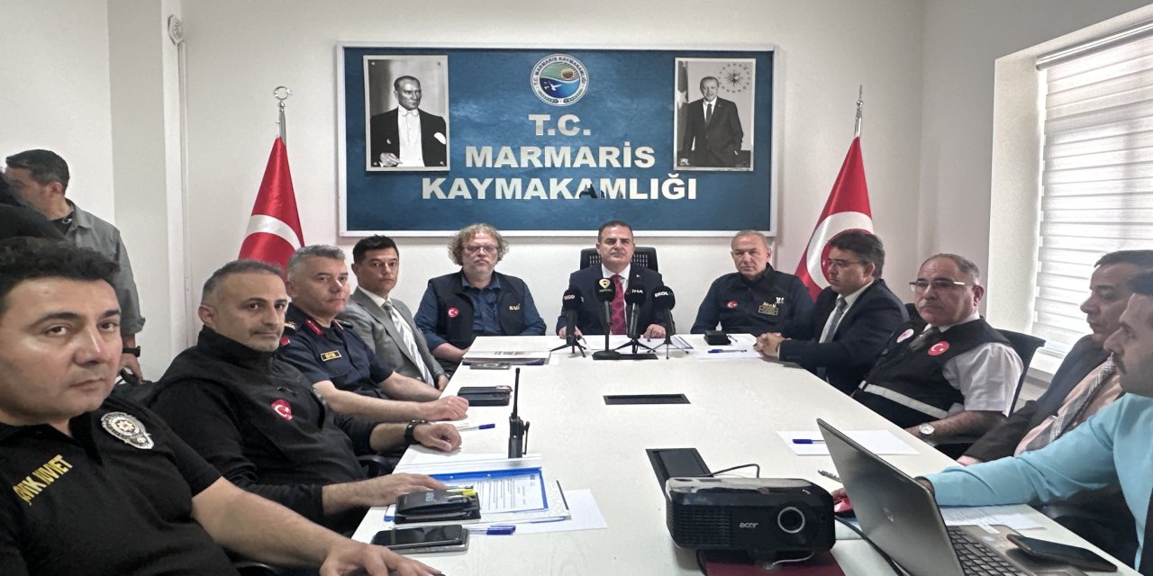 Marmaris’te ilçe afet ve acil durum koordinasyon kurulu toplantısı yapıldı