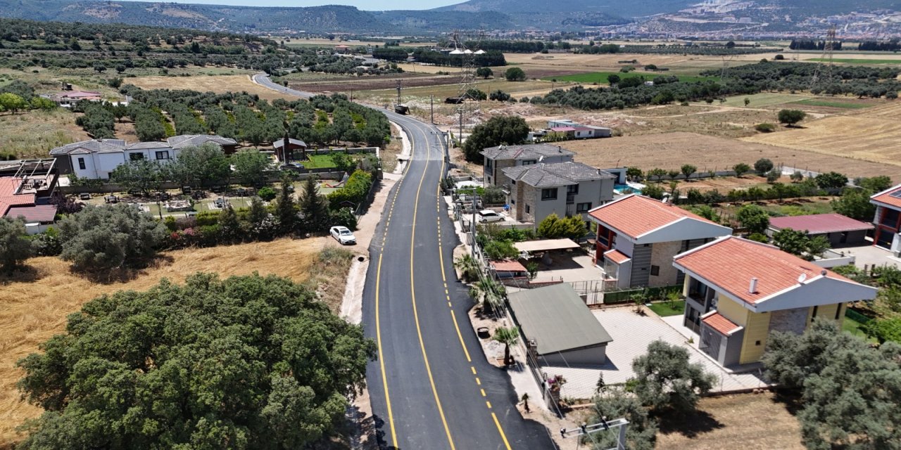 Milas Menteş yolu tamamlandı