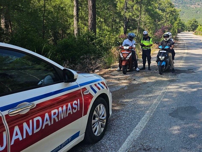 Muğla'da bayram sürecinde 90 motosiklet trafikten men edildi