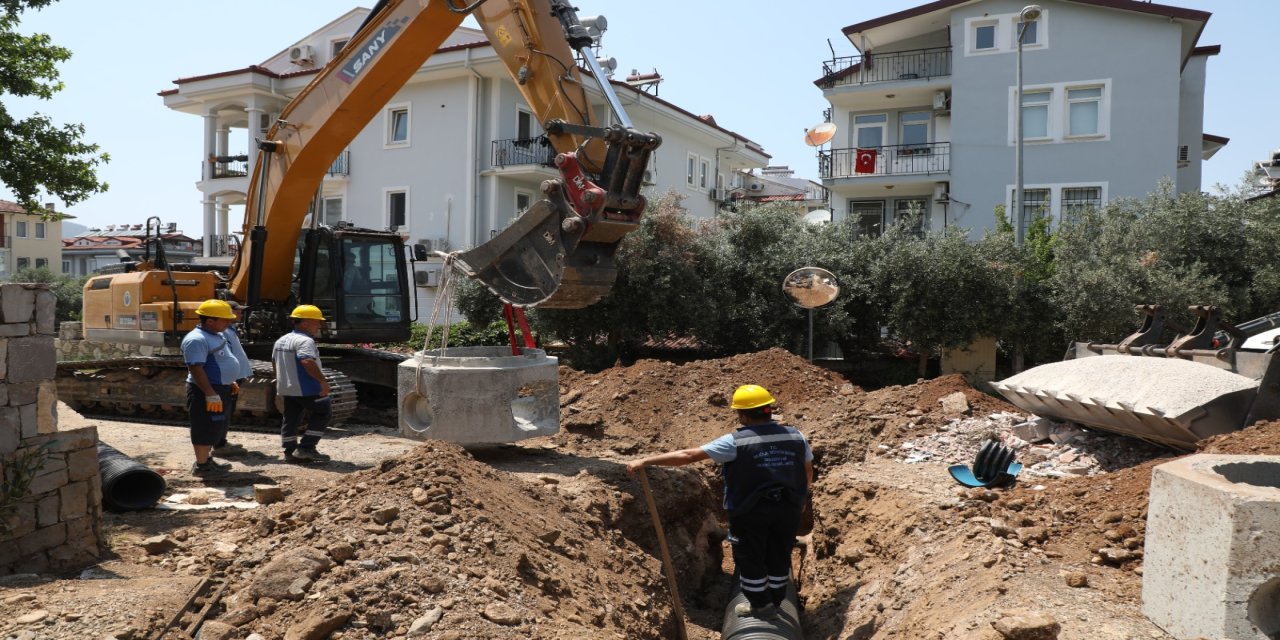 MUSKİ'den Fethiye'de yağmur suyu baskınlarına karşı önlem