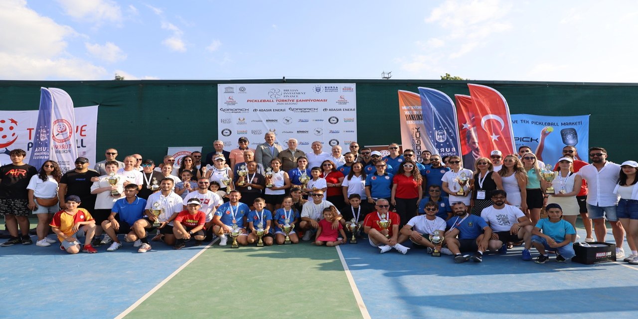 Türkiye Pickleball Ligleri’nin ilk şampiyonları Bursa’da belli oldu