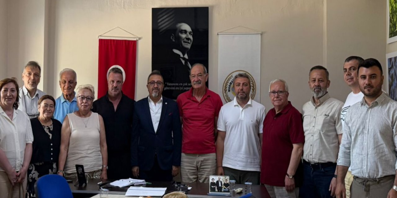 Muğla Atatürkçü Düşünce Derneği’nden Marmaris Kent Konseyi’ne ziyaret