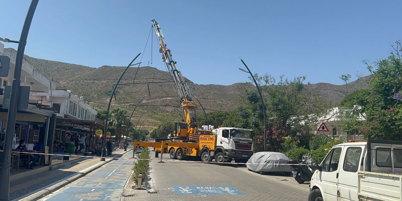 İçmeler’de gerginlik bitti söküm başladı