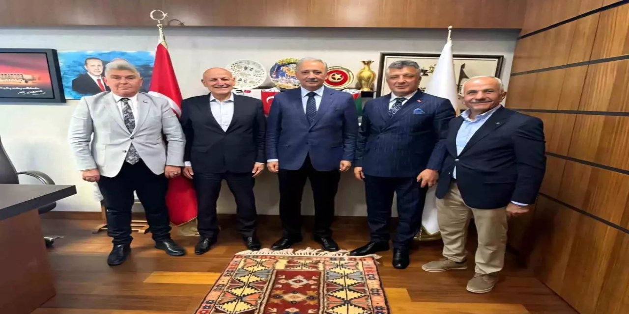 Terme belediye başkanı Şenol Kul Kadem Mete'yi ziyaret etti