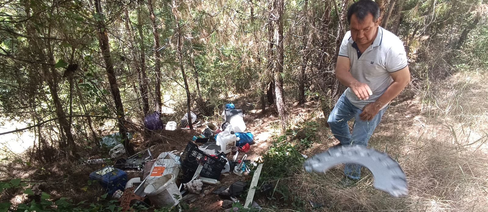 Akyaka'daki doğa düşmanlığına belediyeden hızlı müdahale
