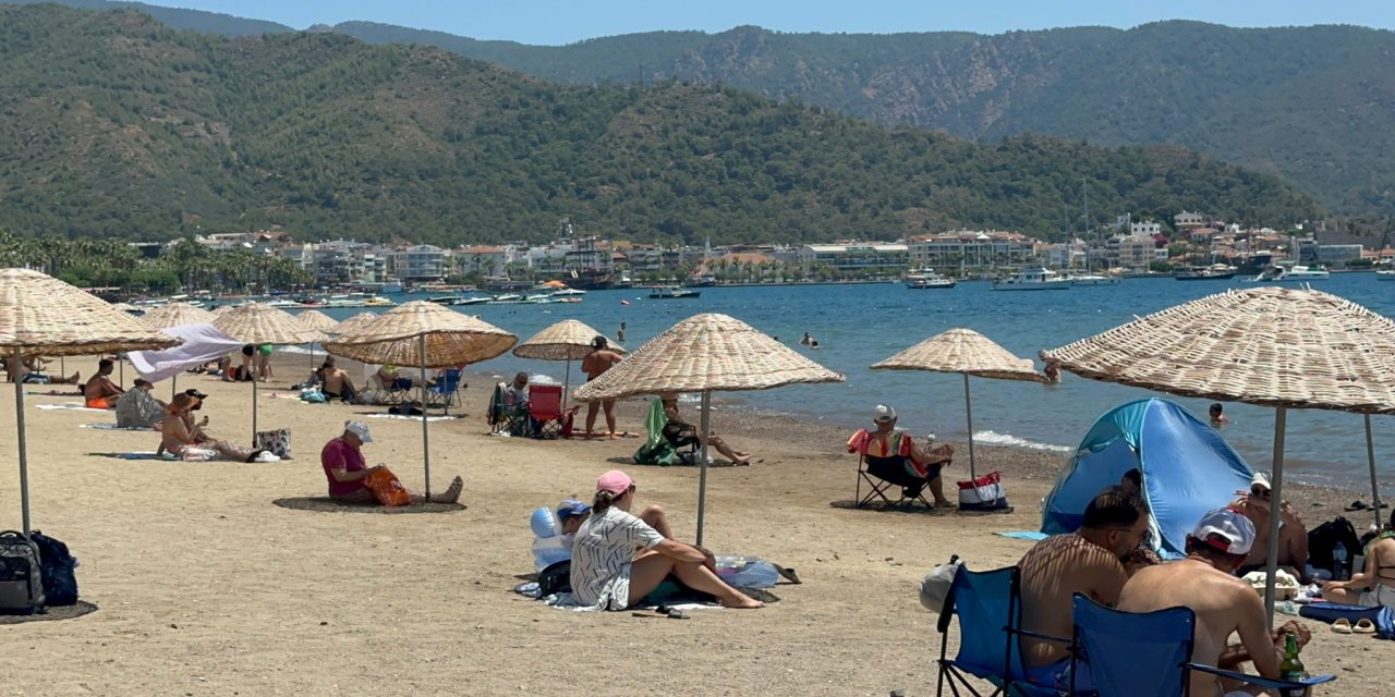 Marmaris’te bugün hava 34 dereceyi gördü