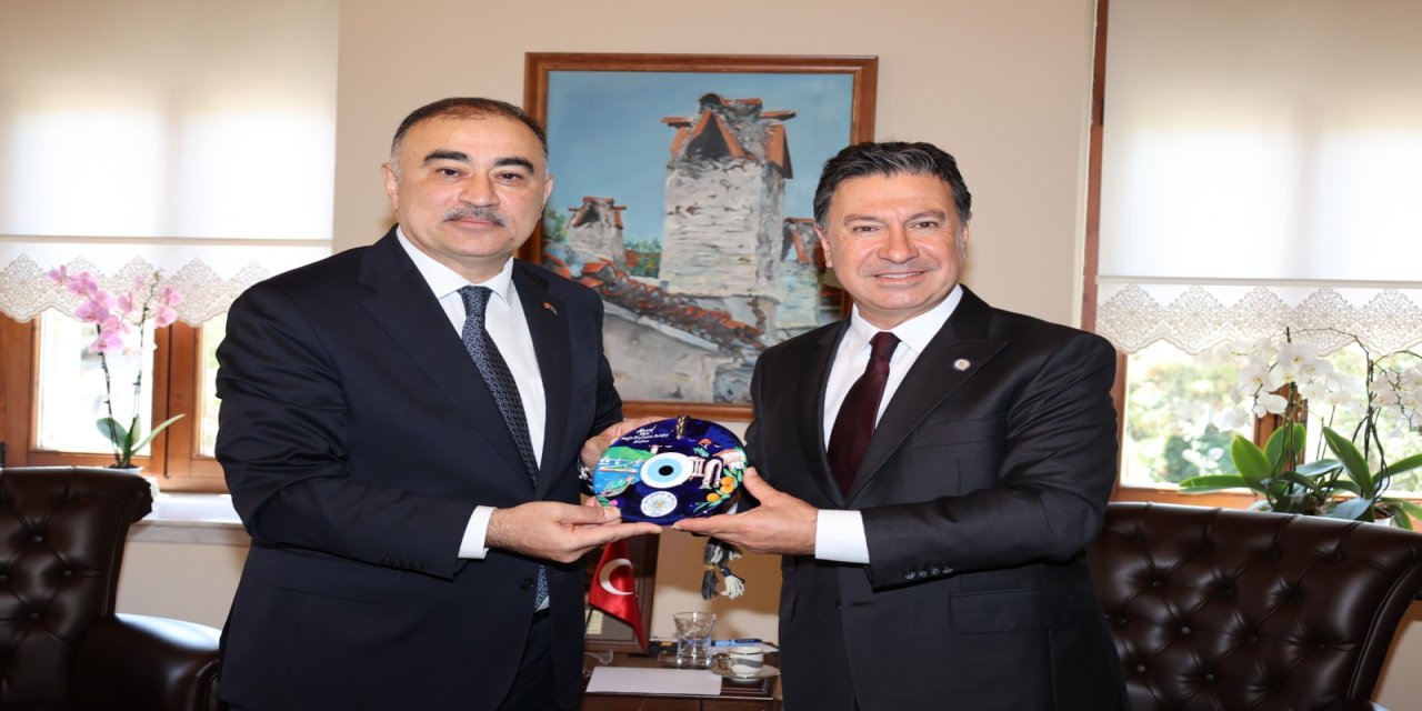 Azerbaycan Büyükelçisi Reşad Memmedov’dan Başkan Aras’a ziyaret