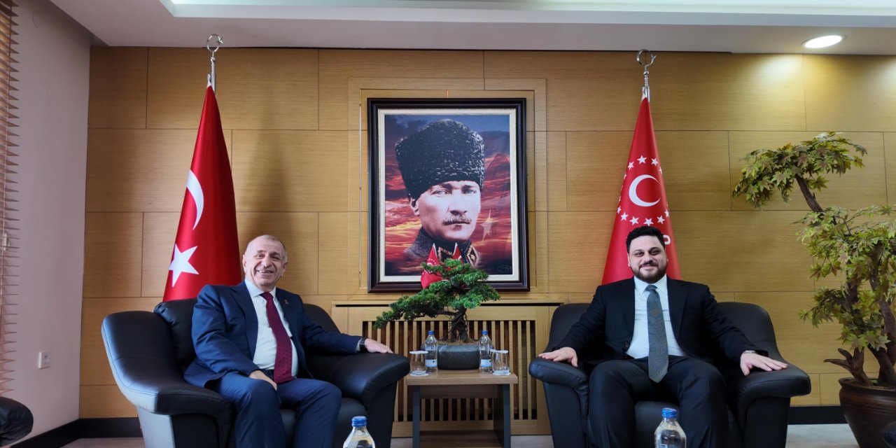 Ümit Özdağ, Hüseyin Baş'ı ziyaret etti