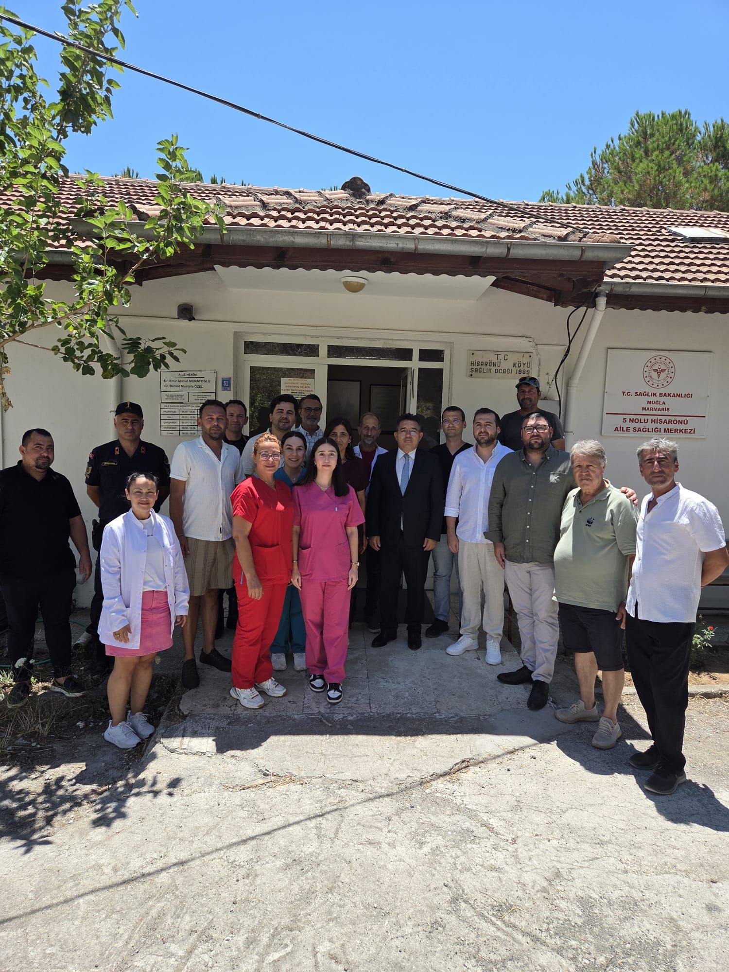 Hisarönü Mahallesi’nden örnek dayanışma: Sağlık ocağına lojman ve çevre düzenlemesi