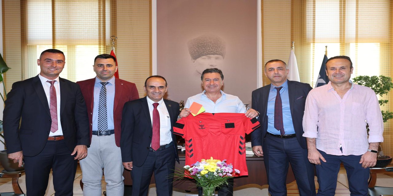 Muğlalı hakemlerden Başkan Aras’a ziyaret