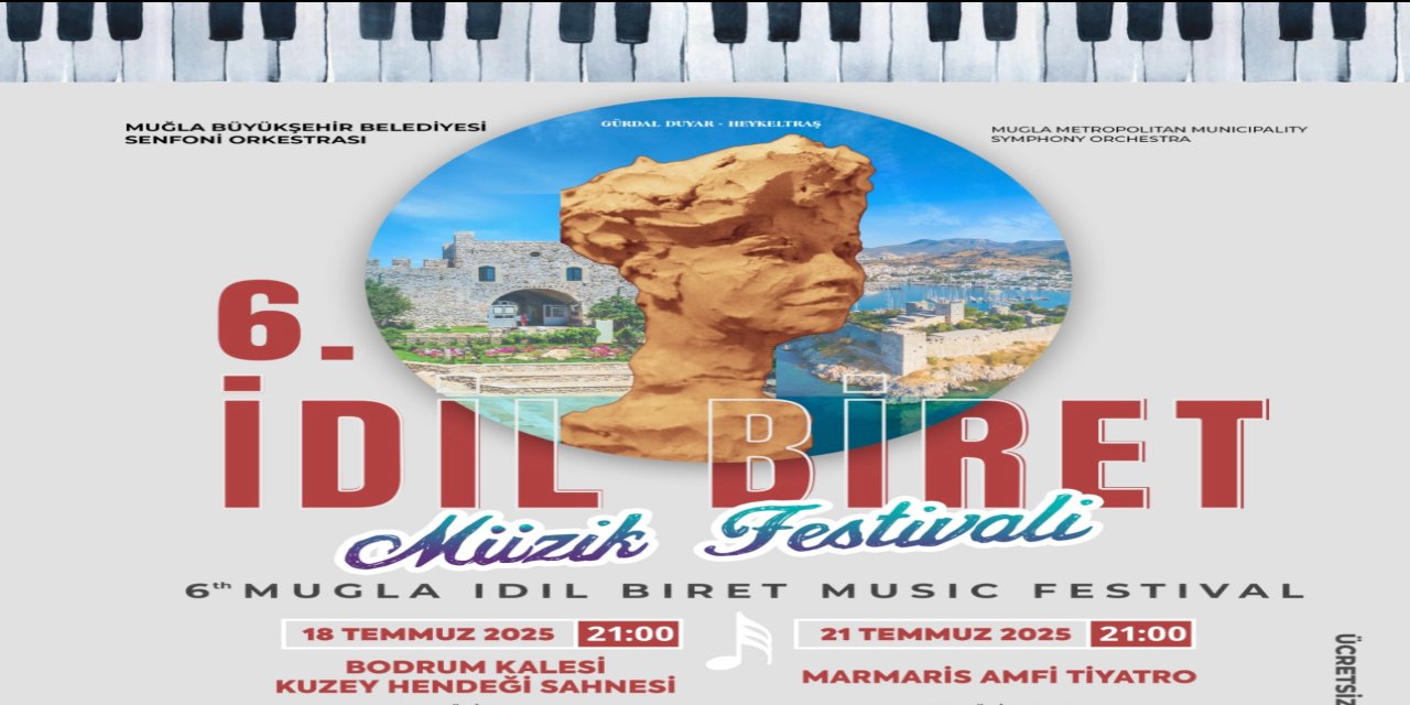 6.İdil Biret müzik festivali 21 Temmuz’da Marmaris’te