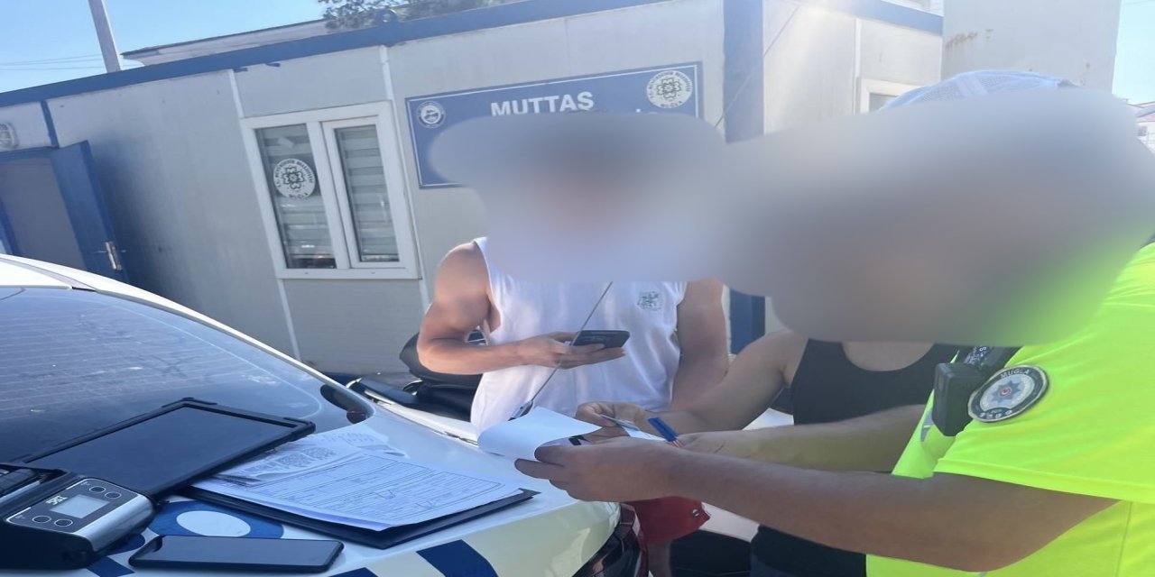 Marmaris’te tehlikeli motosiklet yolculuğuna ceza
