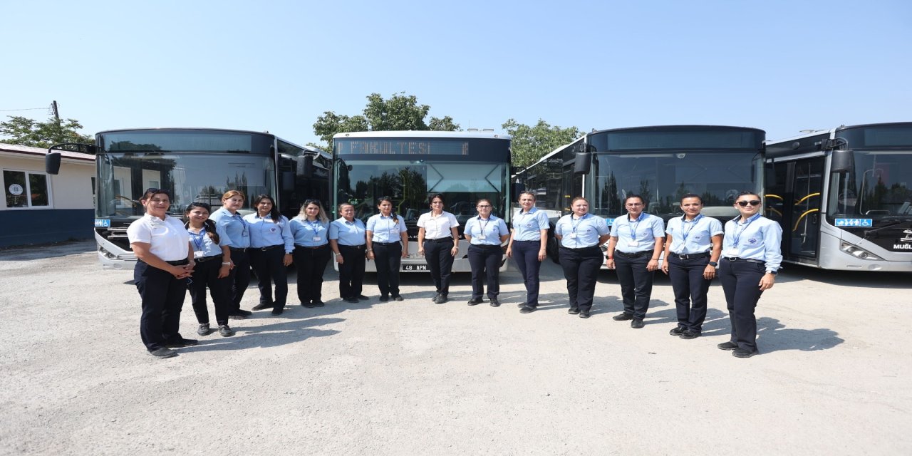 Muğla’da şehiriçi ulaşımda kadın gücü