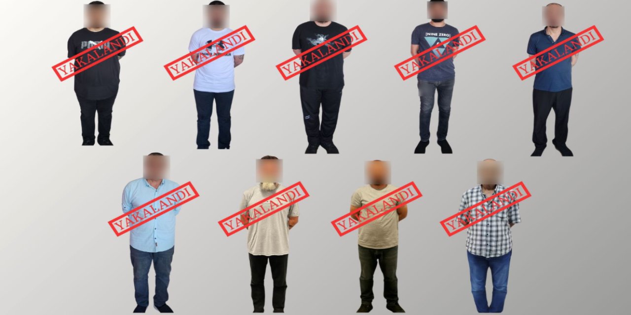 Kırmızı bültenle ve ulusal seviyede aranan 9 kişi Türkiye’ye iade edildi