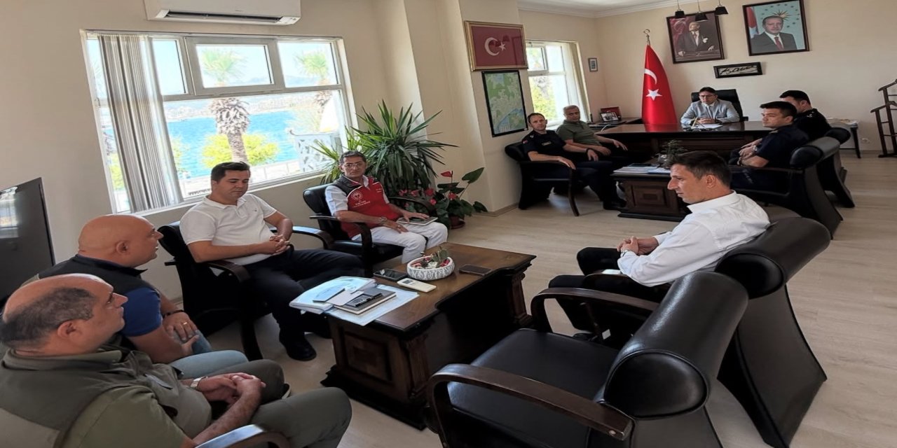 Marmaris’te asayiş ve orman yangınları değerlendirme toplantısı yapıldı