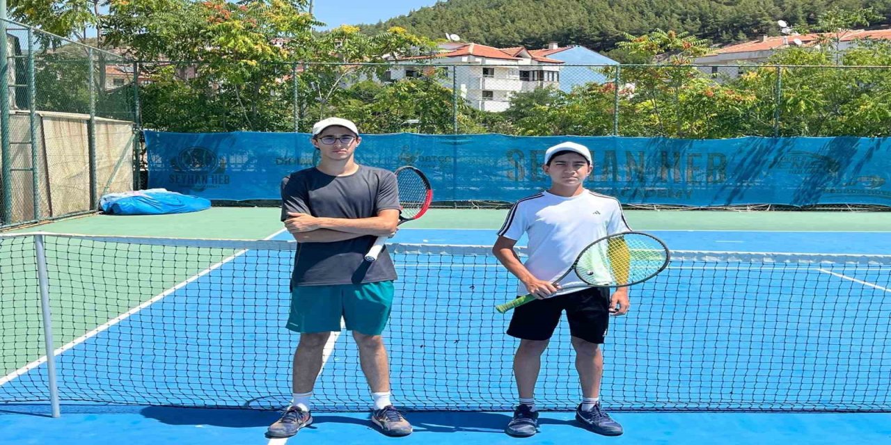 Menteşe’de tenis heyecanı sona erdi