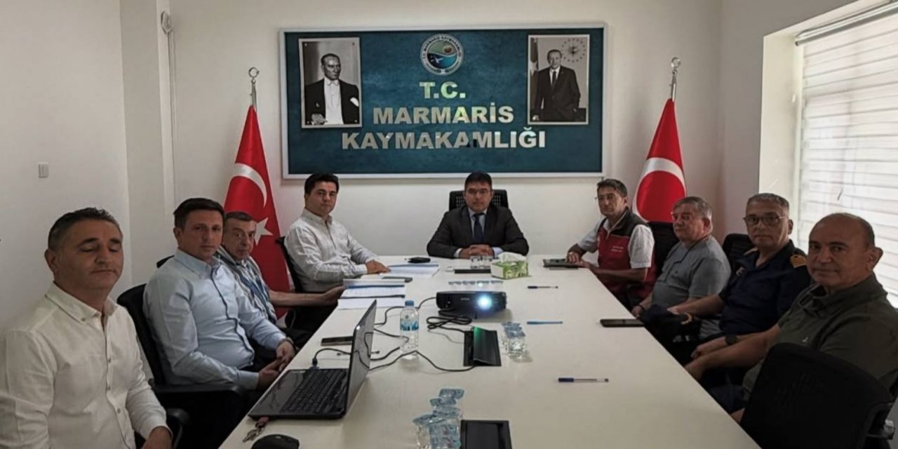 Marmaris’te ilçe Hıfzıssıhha kurulu toplantısı yapıldı