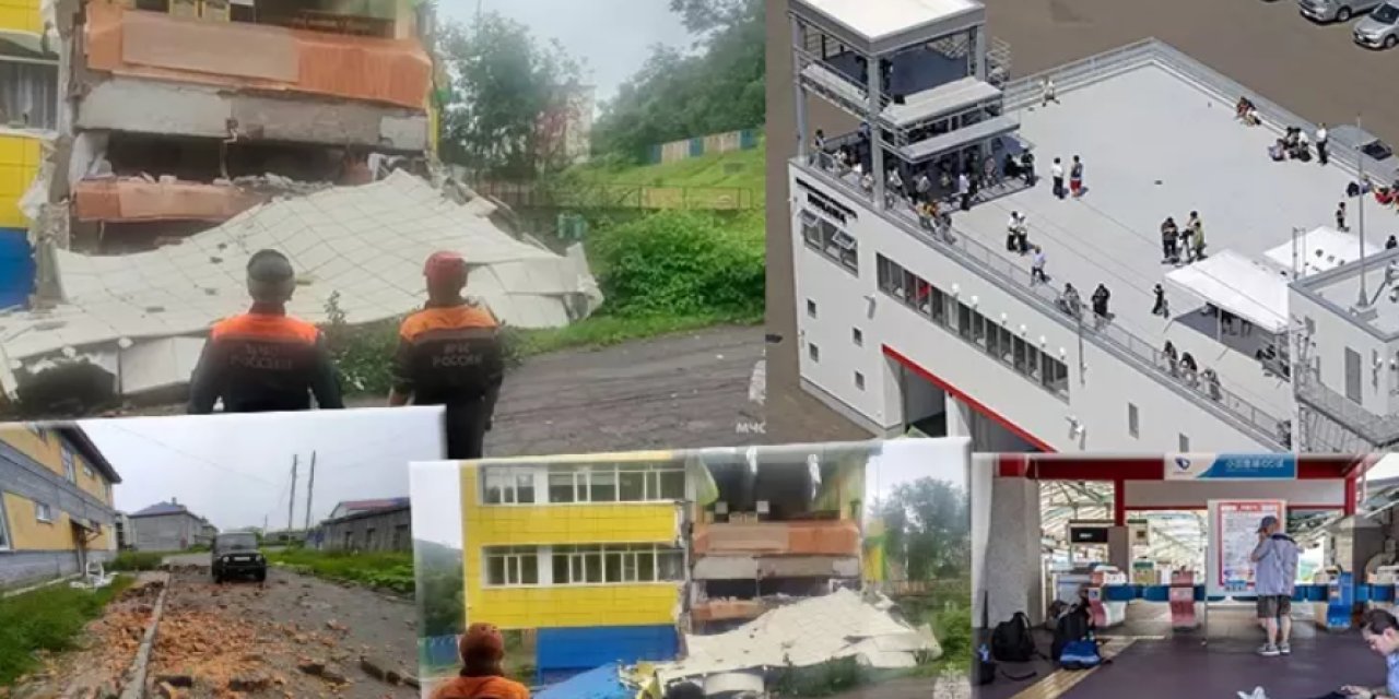 Rusya'da 8.8 büyüklüğünde deprem, Japonya'da tsunami
